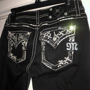 Black Skinny Miss Me Jeans